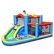 Slickblue Inflatable Kids Water Slide Outdoor Indoor Slide Bounce Castle without Blower