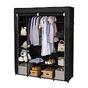 Inq Boutique Portable Closet Organizer Storage, Wardrobe Closet with Non-Woven Fabric 14 Shelves, Easy to Assemble RT