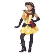 Fun World Girl&#39;s Yellow and Black Gothic Beauty Halloween Costume - Size Large