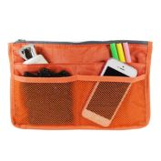 Wrapables Unisex Bag Insert Organizer, Travel Bag Organizer / Coral
