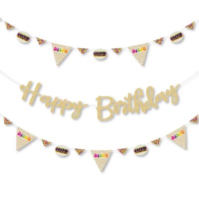 happy birthday banner decoration bed bath beyond