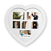Hauz FRM7227 - 6 Images Heart-shaped Collage Picture FrameWhite