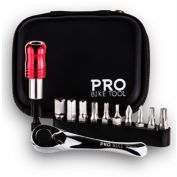 PRO BIKE TOOL Mini Ratchet Tool Set - Reliable And Stylish Multitool Repair Kit For Road