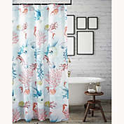 Barefoot Bungalow Sarasota Square Bath Shower Curtain - 72" x 72", Multicolor