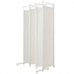 Costway 6-Panel Room Divider Folding Privacy Screen -White