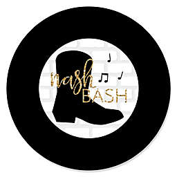 Big Dot of Happiness Nash Bash - Nashville Bachelorette Party Circle Sticker Labels - 24 Count