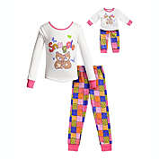 Dollie & Me Girls 2-Piece Pajama Set with Doll Outfit