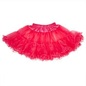 Zodaca Hot Pink Tutu for Girls, Short Petticoat Skirt for Kids (Size Large)