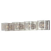 Xtricity - 4 Light Vanity Light, 30.98&#39;&#39; Width, From the Fairview Collection, Chrome Finish