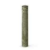 BIDK Home 17.75" Dark Green Large Decorative Pillar Candle