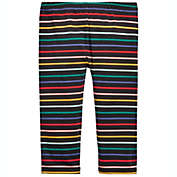 First Impressions Toddler Girl&#39;s Rainbow Stripe Leggings Deep Black Size 3T