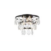 Elegant Lighting Ella 10 inch flush mount in black