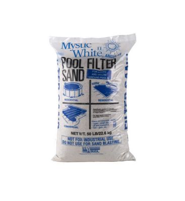 Pool Central Mystic White II Swimming Pool Filter Sand  - 50lb Bag