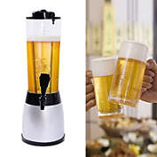 Stock Preferred 2.5L Beverage Tower Dispenser Tool w/ Top Lid in Silver