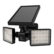 Solar LED Dual Head Security Light - 8W - 1000 Lumens - 5000K - Pinegreen Lighting