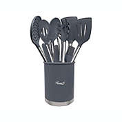 Everglade Home 14-Piece Grey Silicone Cooking Utensil Set