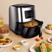 Kitcheniva 6Quart Non-Stick Basket Electric 1700W