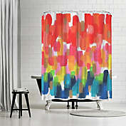 Americanflat 71" x 74" Shower Curtain, Rainbow by Gert & Co