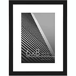 Americanflat 11x14 Picture Frame in Black - Displays 8x10 With Mat and 11x14 Without Mat - Horizontal and Vertical Formats for Wall