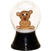 Alexander Taron 1.5" Perzy Snow Globe Mini Teddy Bear Decoration