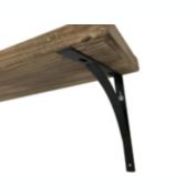 TX USA Metal Sloped Bracket for Foster Shelf, Vertical Mount, Set of 2 - Black