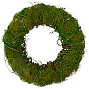 Northlight Moss and Vine Artificial Wreath, Green 12-Inch