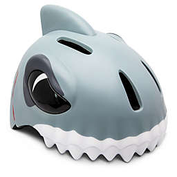 Crazy Safety   Bicycle Helmet for Kids   Grey Shark   Head Size 19-21.5 inches (typically 3-8 years)   CPSC Certified