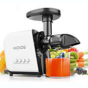 Cozy Buy Online Koios B5100 Masticating Juicer with Reversible and Quiet Motor - Black & White