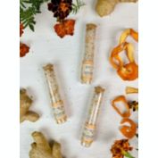 Ash & Rose Zesty Orange Ginger Bath Salt Vial