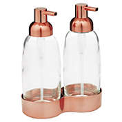 mDesign Double Liquid Hand Soap Dispenser Pump Bottle