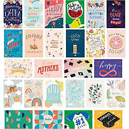 Rileys & Co. All Occasion Greeting Card Bundle, 40-Count, Envelopes Included, Birthday, Thank You, Wedding, Graduation, Sympathy, Baby, Assortment Box
