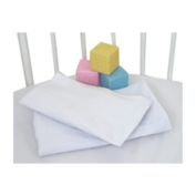 Badger Basket Co. WHITE Fitted Bassinet Sheets for MAJESTY Bassinets (Set of 2)