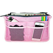 Wrapables Unisex Bag Insert Organizer, Travel Bag Organizer / Pink