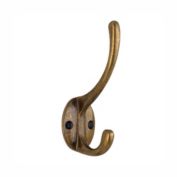 Smedbo Coat & Hat Hook 4 3/8" Antique Brass