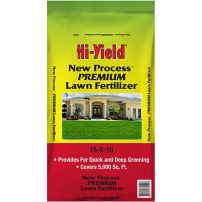 Hi-Yield New Process Premium Lawn Fertilizer 15-5-10, 20lb bag 5M