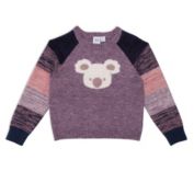 Deux par Deux Long Sleeve Knitted Koala Sweater - 5 Years