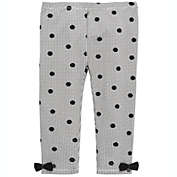 First Impressions Toddler Girl&#39;s Dot Print Houndstooth Leggings White Size 4T