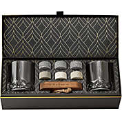 ROCKS Whiskey Chilling Stones - The Connoisseur&#39;s Set - Signature Glass Edition