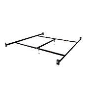 Hollywood Bed Frame  Bolt On Bed Rails Queen/Eastern King with center support and 2 Glides