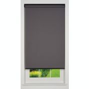 Linen Avenue Cordless Light Filtering Roller Shade, Dark Grey 30 W x 78 H