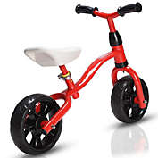 Slickblue Adjustable No-Pedal Children Kids Balance Bike-Red