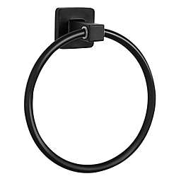 Unique Bargains Classic Towel Ring, Wall Mounted Durable Zinc-alloy Towel Holder for Bathroom Kitchen Waterproof 5.5