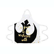 Star Wars Rebel "A Force To Be Reckoned With" Adult Apron - White Cookware Accessory Gift - Novelty Chef Item for Outdoor Grilling, Cooking, Baking, and BBQ - Licensed Disney Merchandise