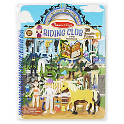 Melissa And Doug Reusable Puffy Riding Club Sticker Activity Book