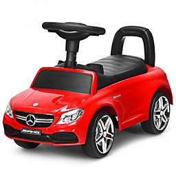 Costway Mercedes Benz Licensed Kids Ride On Push Car-Red