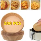 Kitcheniva 220- Pieces Air Fryer Disposable Paper Liners Mat
