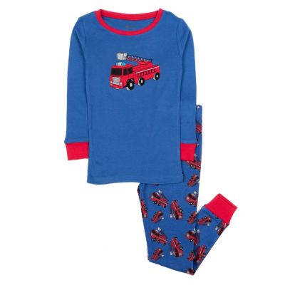 Leveret Kids Two Piece Cotton Pajamas Boys Print (3T to 5T Sizes)