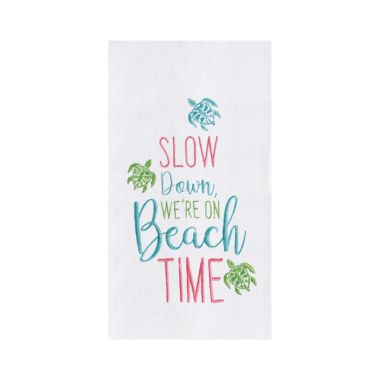 C&F Home Slow Down Brach Time Flour Sack Kitchen Towel. View a larger version of this product image.