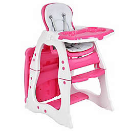 Kitcheniva 3-in-1 Baby High Chair Convertible Play Table Seat