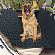 Infinity Merch Pet Seat Cover for Dogs Style-1 Black